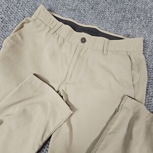 Under Armour Showdown Golf Pants Mens 32x32 Khaki Tan Stretch Performance Chino